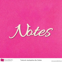 Napis “Notes” 01