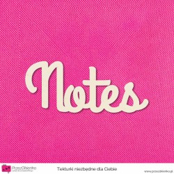 Napis “Notes” 05