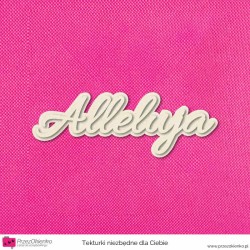 Napis warstwowy “Alleluja” wzór 01