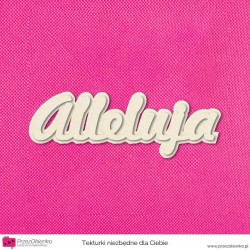 Napis warstwowy “Alleluja” wzór 03