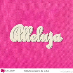Napis warstwowy “Alleluja” wzór 04