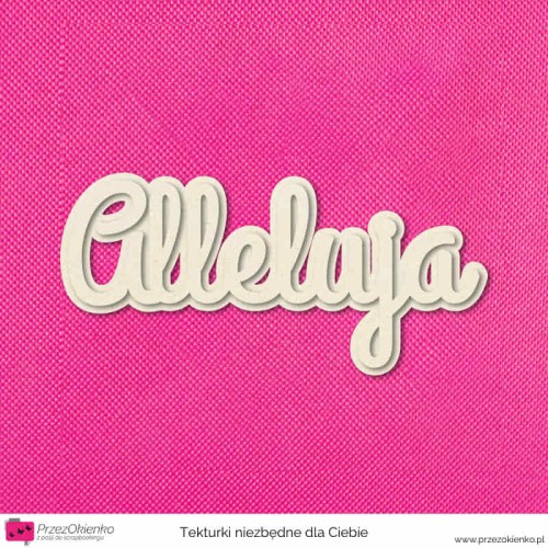 Napis alleluja warstwowy wzor 05.jpg