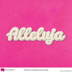 Napis warstwowy “Alleluja” wzór 07