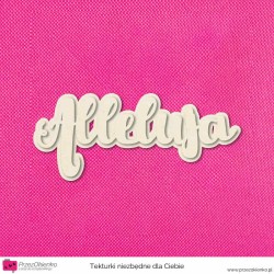 Napis warstwowy “Alleluja” wzór 08
