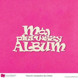 Napis “Mój pierwszy album”