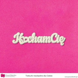 Kocham Cię – napis warstwowy