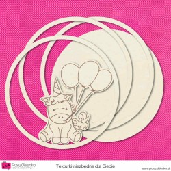 Shaker box – Jednorożec z balonikami