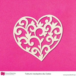 Serce ażurowe duże - 7cm