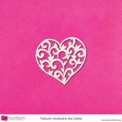 Serce ażurowe małe - 4cm