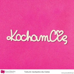 Napis “Kocham Cię”