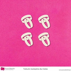 Obrączki zestaw 4 sztuk, wzór 01