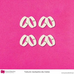 Obrączki zestaw 4 sztuk, wzór 02