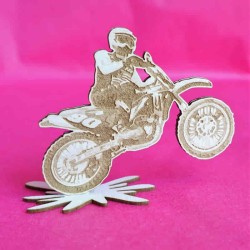 Motor cross grawerowany 3D
