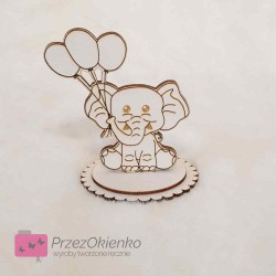 Słonik z balonikami 3D