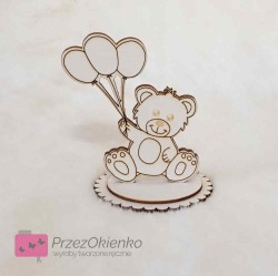 Miś z balonikami 3D